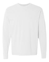 Comfort Colors Unisex Garment-Dyed Heavyweight Long Sleeve T-Shirt. 6014 - White
