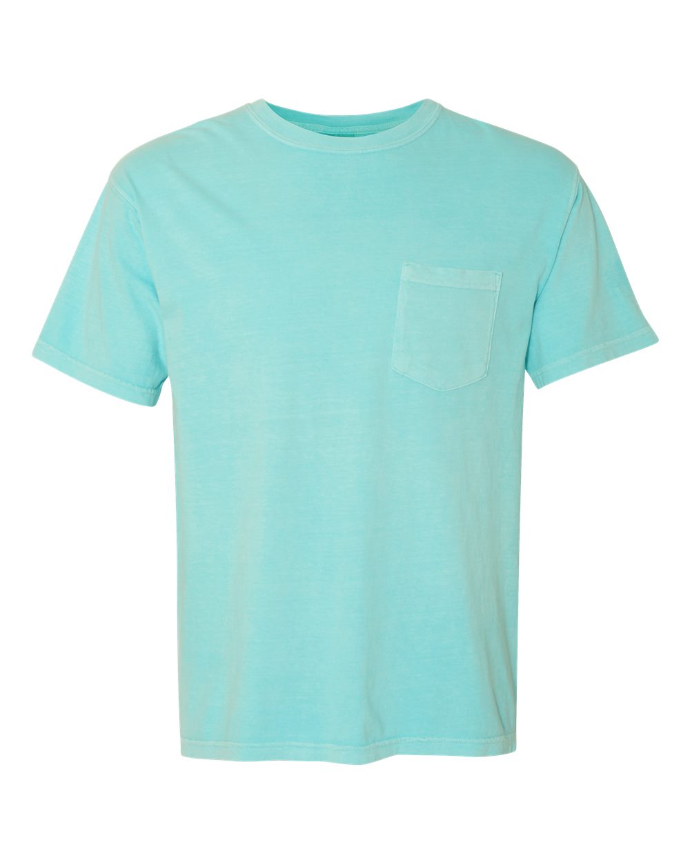 Comfort Colors Unisex Garment-Dyed Heavyweight Pocket T-Shirt. 6030 - Chalky Mint
