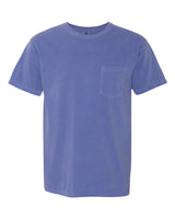 Comfort Colors Unisex Garment-Dyed Heavyweight Pocket T-Shirt. 6030 - Periwinkle