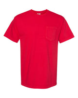 Comfort Colors Unisex Garment-Dyed Heavyweight Pocket T-Shirt. 6030 - Red