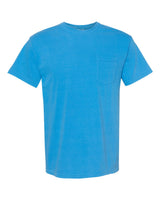 Comfort Colors Unisex Garment-Dyed Heavyweight Pocket T-Shirt. 6030 - Royal Caribe