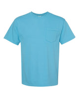 Comfort Colors Unisex Garment-Dyed Heavyweight Pocket T-Shirt. 6030 - Sapphire