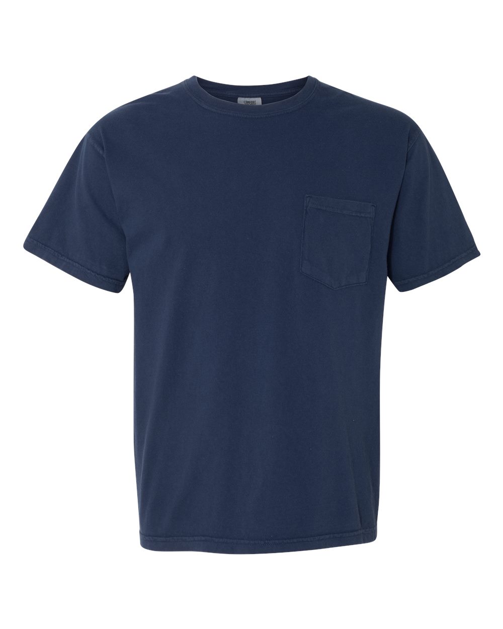 Comfort Colors Unisex Garment-Dyed Heavyweight Pocket T-Shirt. 6030 - True Navy