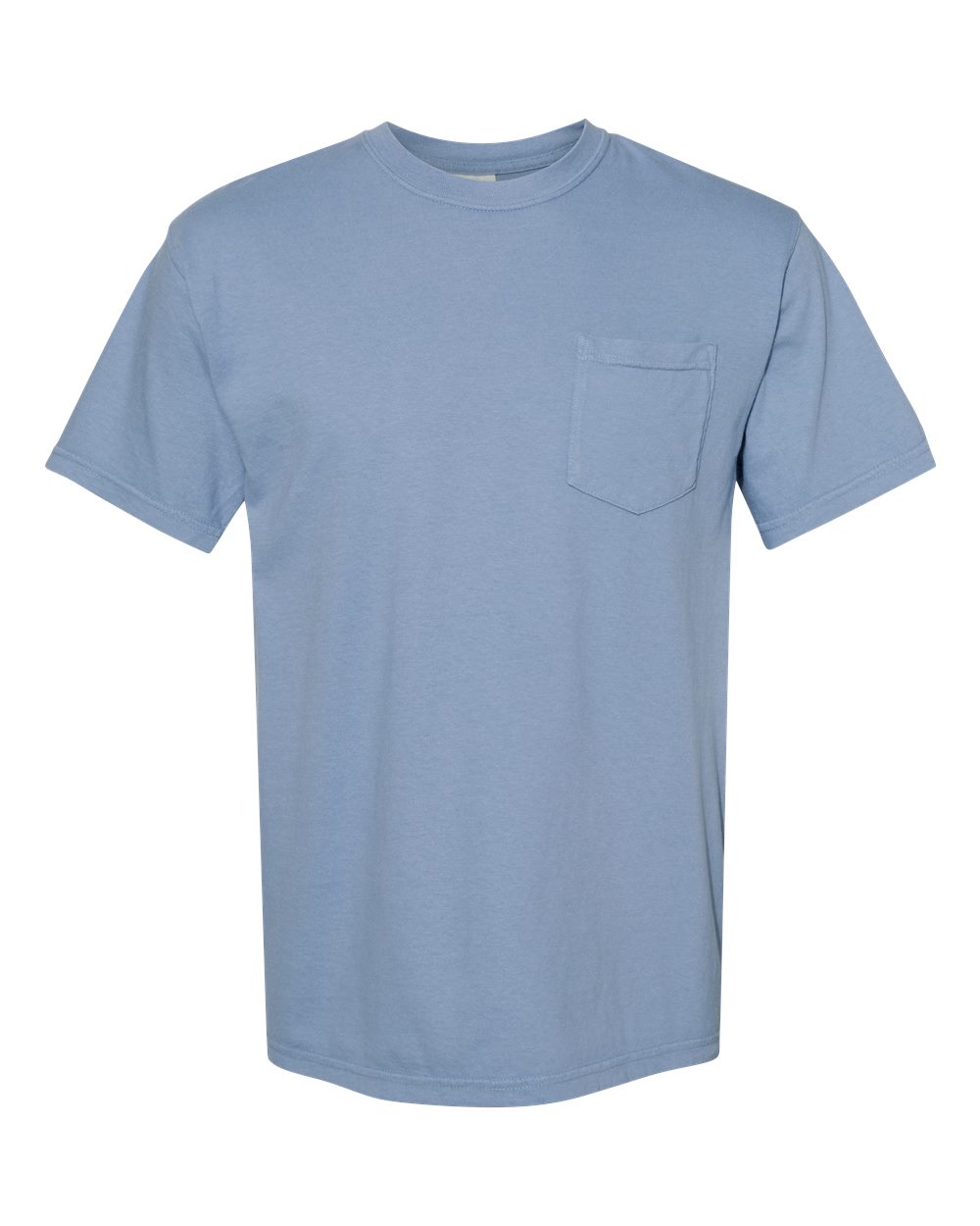 Comfort Colors Unisex Garment-Dyed Heavyweight Pocket T-Shirt. 6030 - Washed Denim