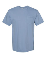Comfort Colors Unisex Garment-Dyed Heavyweight Pocket T-Shirt. 6030 - Washed Denim