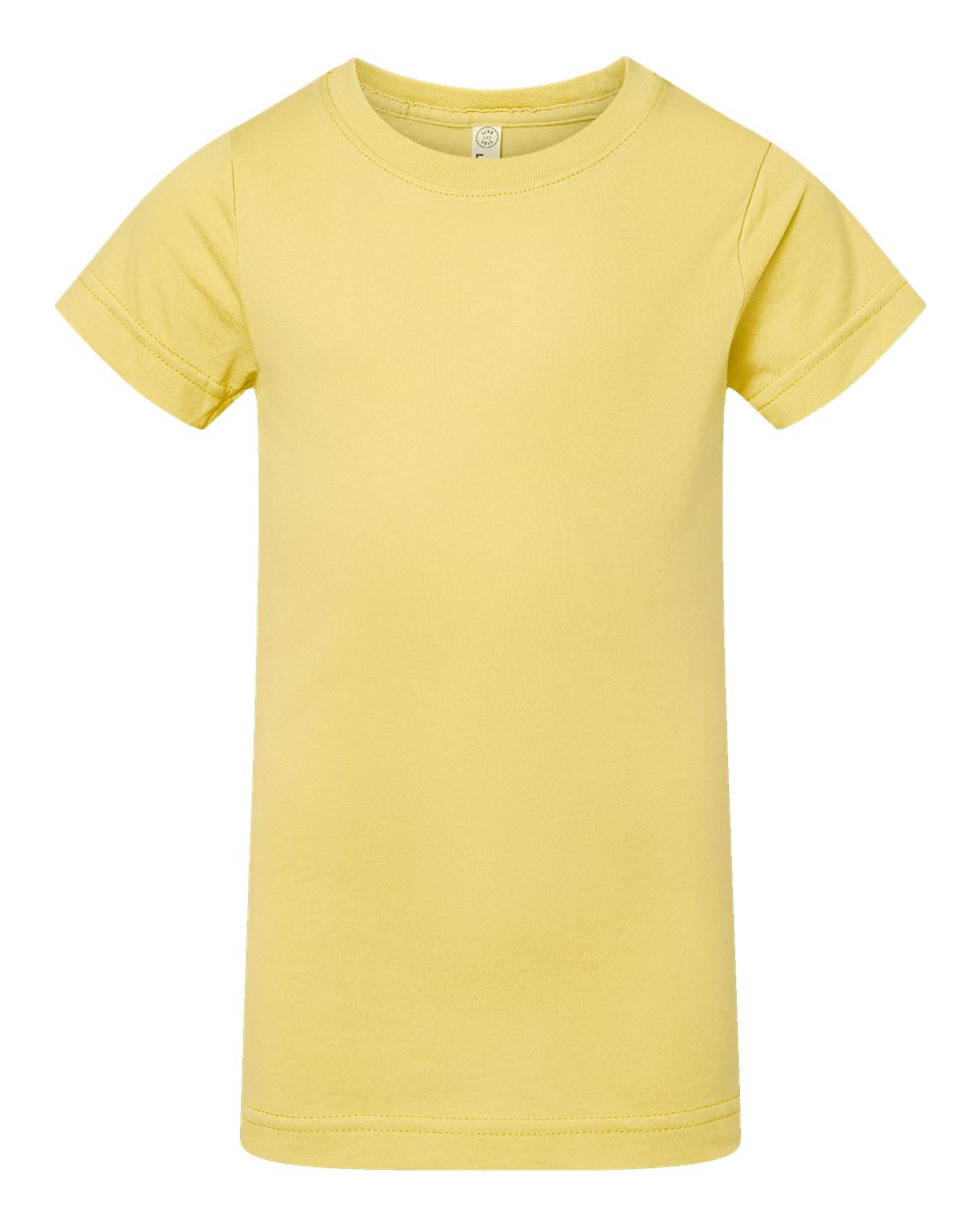 LAT Girls' Fine Jersey Tee. 2616 - Butter