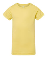 LAT Girls' Fine Jersey Tee. 2616 - Butter