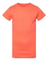 LAT Girls' Fine Jersey Tee. 2616 - Papaya