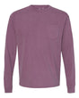 Comfort Colors Unisex Garment-Dyed Heavyweight Long Sleeve Pocket T-Shirt. 4410 - Berry