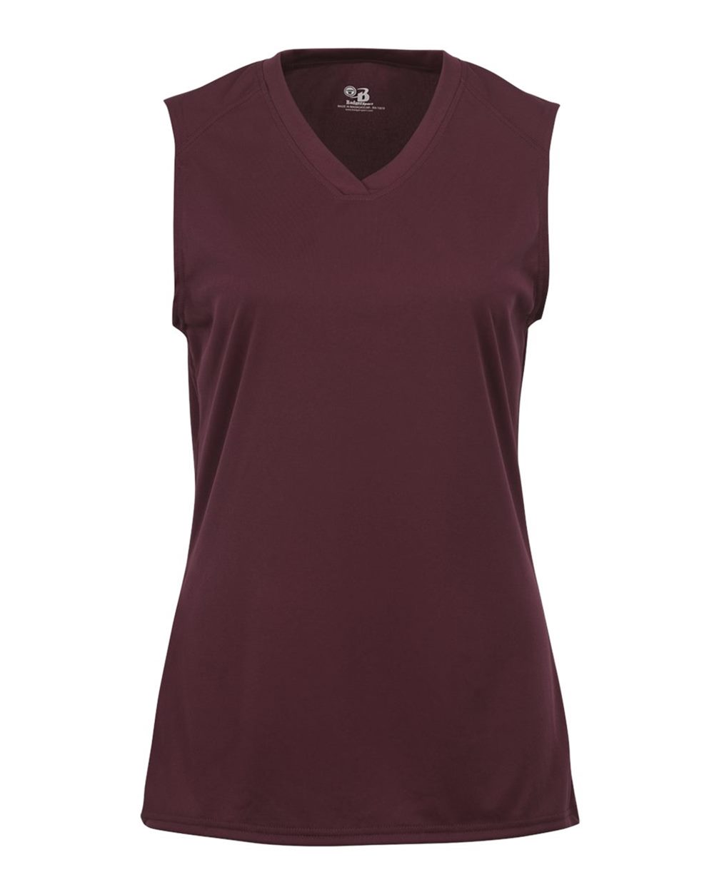 Badger Women's B-Core Sleeveless T-Shirt. 4163 - Maroon