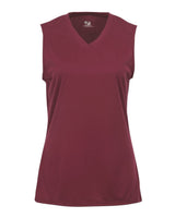 Badger Women's B-Core Sleeveless T-Shirt. 4163 - Cardinal