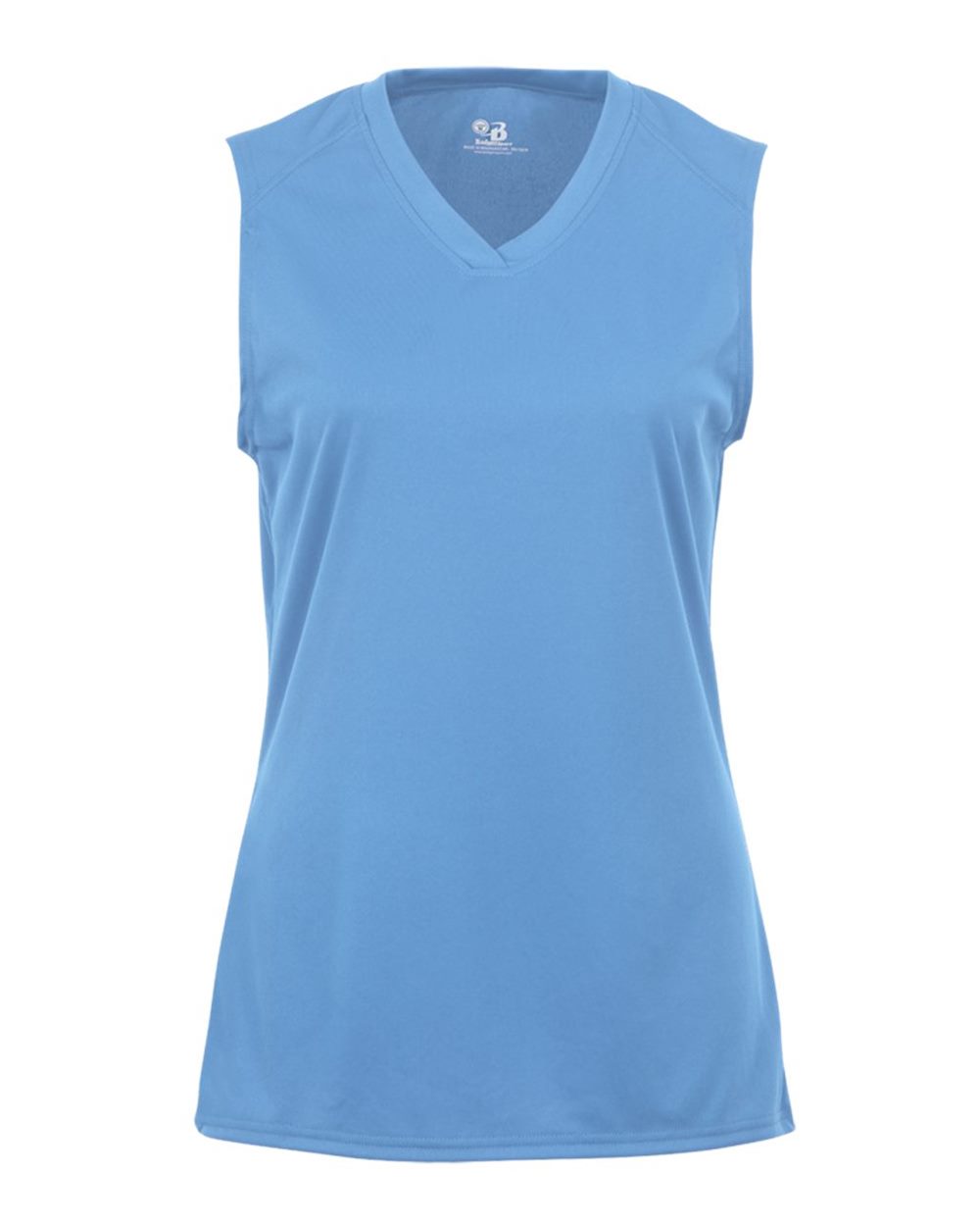 Badger Women's B-Core Sleeveless T-Shirt. 4163 - Columbia Blue