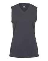 Badger Women's B-Core Sleeveless T-Shirt. 4163 - Graphite