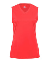 Badger Women's B-Core Sleeveless T-Shirt. 4163 - Hot Coral