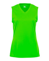 Badger Women's B-Core Sleeveless T-Shirt. 4163 - Lime