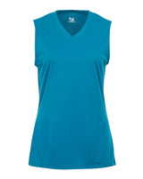 Badger Women's B-Core Sleeveless T-Shirt. 4163 - Electric Blue