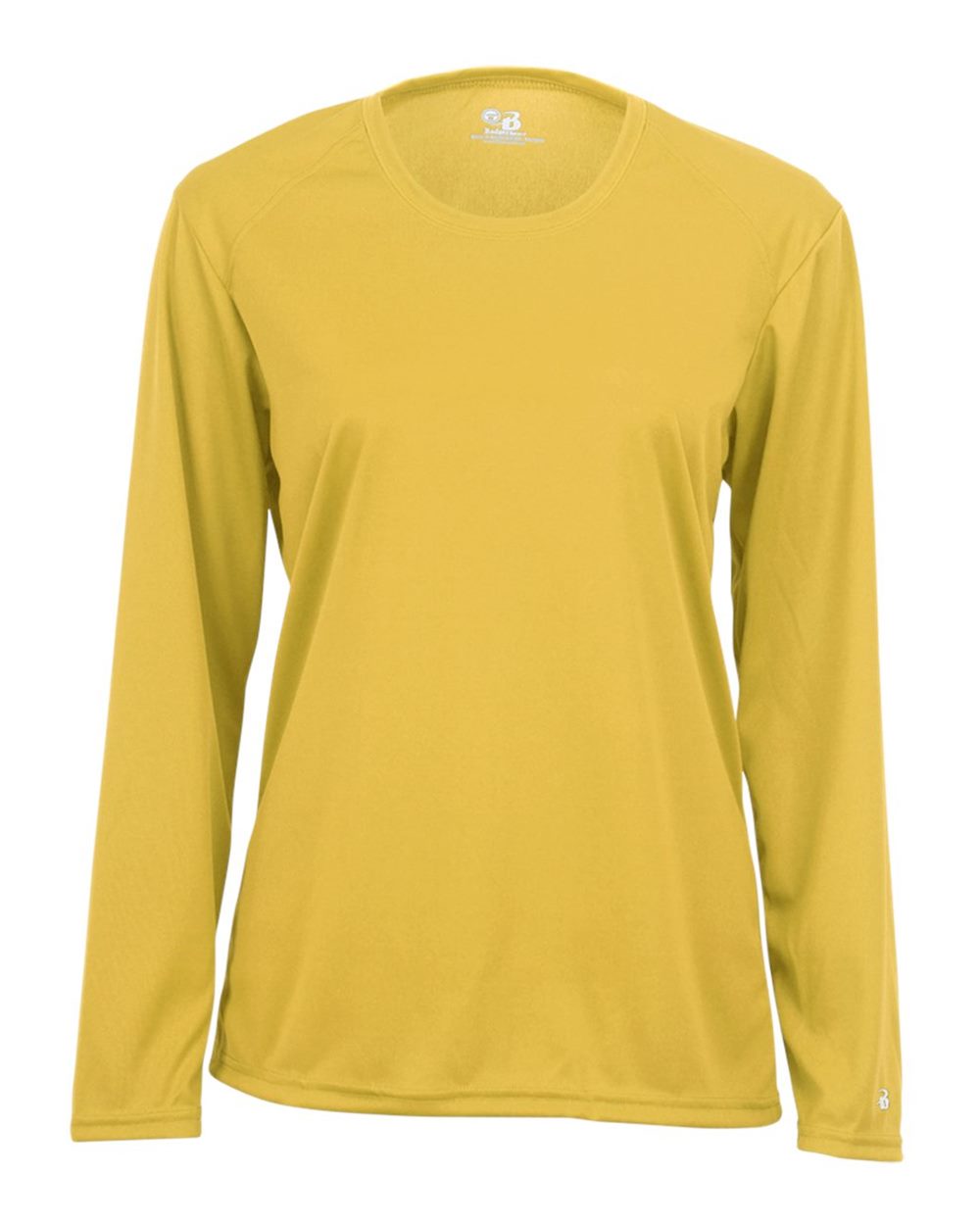Badger Women's B-Core Long Sleeve T-Shirt. 4164 - Gold