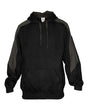 Badger Unisex Saber Hooded Sweatshirt. 1265 - Black/ Charcoal