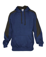 Badger Unisex Saber Hooded Sweatshirt. 1265 - Royal/ Charcoal