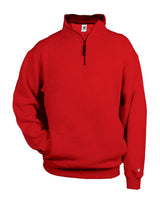 Badger Men's Quarter-Zip Sweatshirt. 1286 - Red