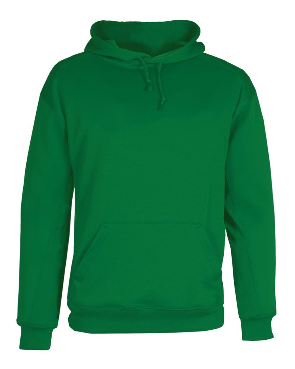 Badger Men's Performance Fleece Hooded Sweatshirt. 1454 - Kelly