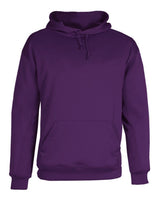 Badger Men's Performance Fleece Hooded Sweatshirt. 1454 - Purple