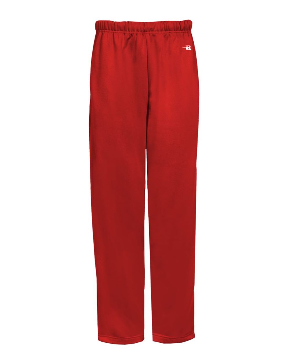 Badger Unisex Performance Fleece Open-Bottom Sweatpants. 1478 - Red