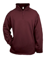Badger Men's Performance Quarter-Zip Pullover. 1480 - Maroon