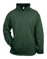 Badger Men's Performance Quarter-Zip Pullover. 1480 - Forest
