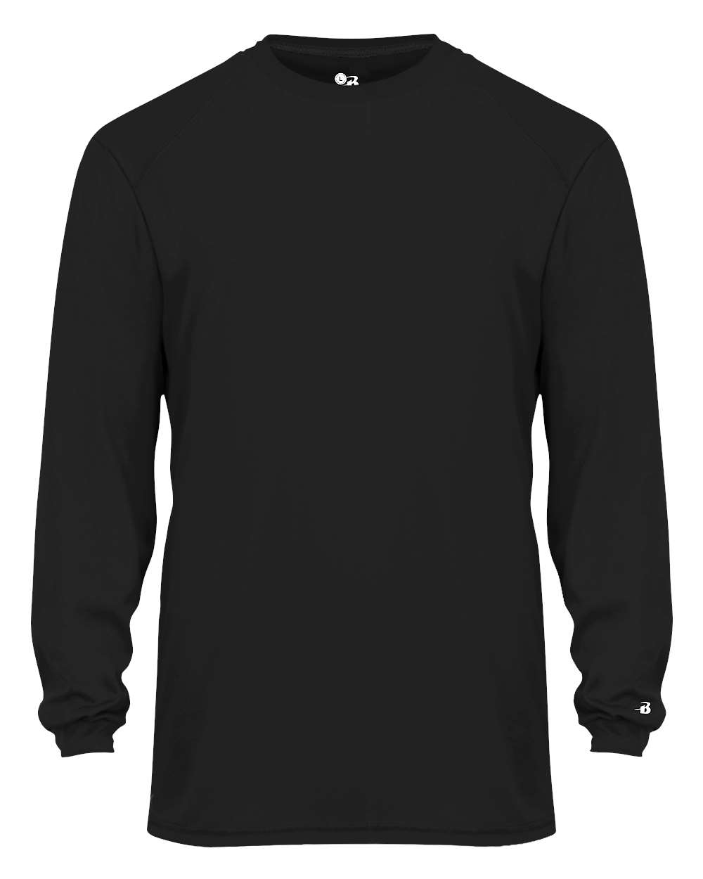 Badger Youth B-Core Long Sleeve T-Shirt. 2104 - Black