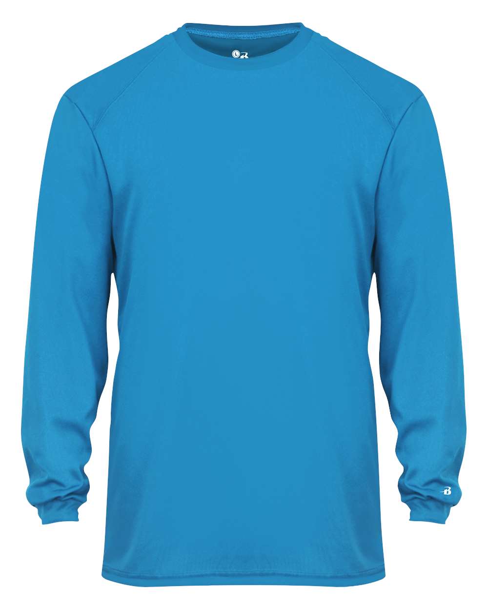 Badger Youth B-Core Long Sleeve T-Shirt. 2104 - Electric Blue