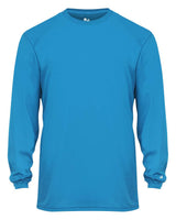 Badger Youth B-Core Long Sleeve T-Shirt. 2104 - Electric Blue
