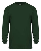 Badger Youth B-Core Long Sleeve T-Shirt. 2104 - Forest
