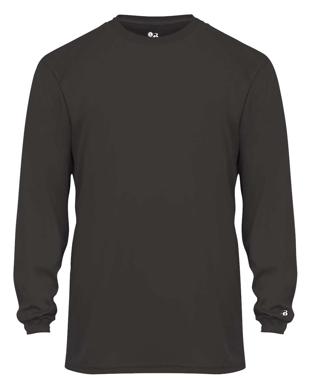 Badger Youth B-Core Long Sleeve T-Shirt. 2104 - Graphite