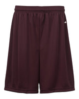 Badger Youth B-Dry 6" Shorts. 2107 - Maroon