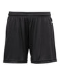 Badger Girls' B-Core Shorts. 2116 - Black