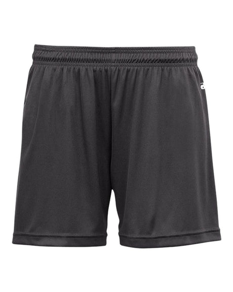 Badger Girls' B-Core Shorts. 2116 - Graphite