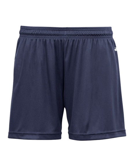 Badger Girls' B-Core Shorts. 2116 - Navy