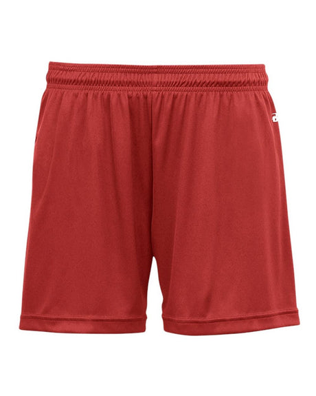 Badger Girls' B-Core Shorts. 2116 - Red