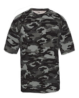 Badger Men's Camo T-Shirt. 4181 - Black