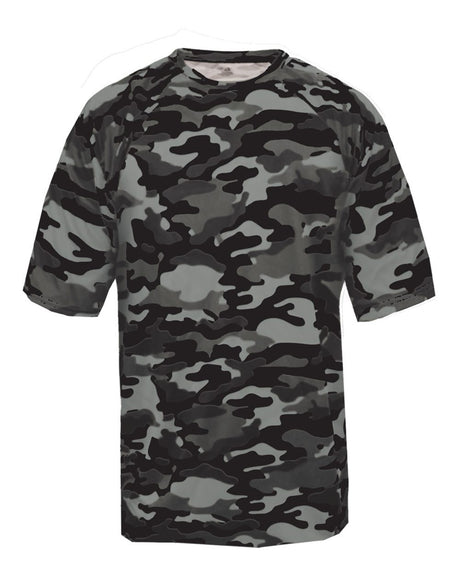 Badger Men's Camo T-Shirt. 4181 - Black