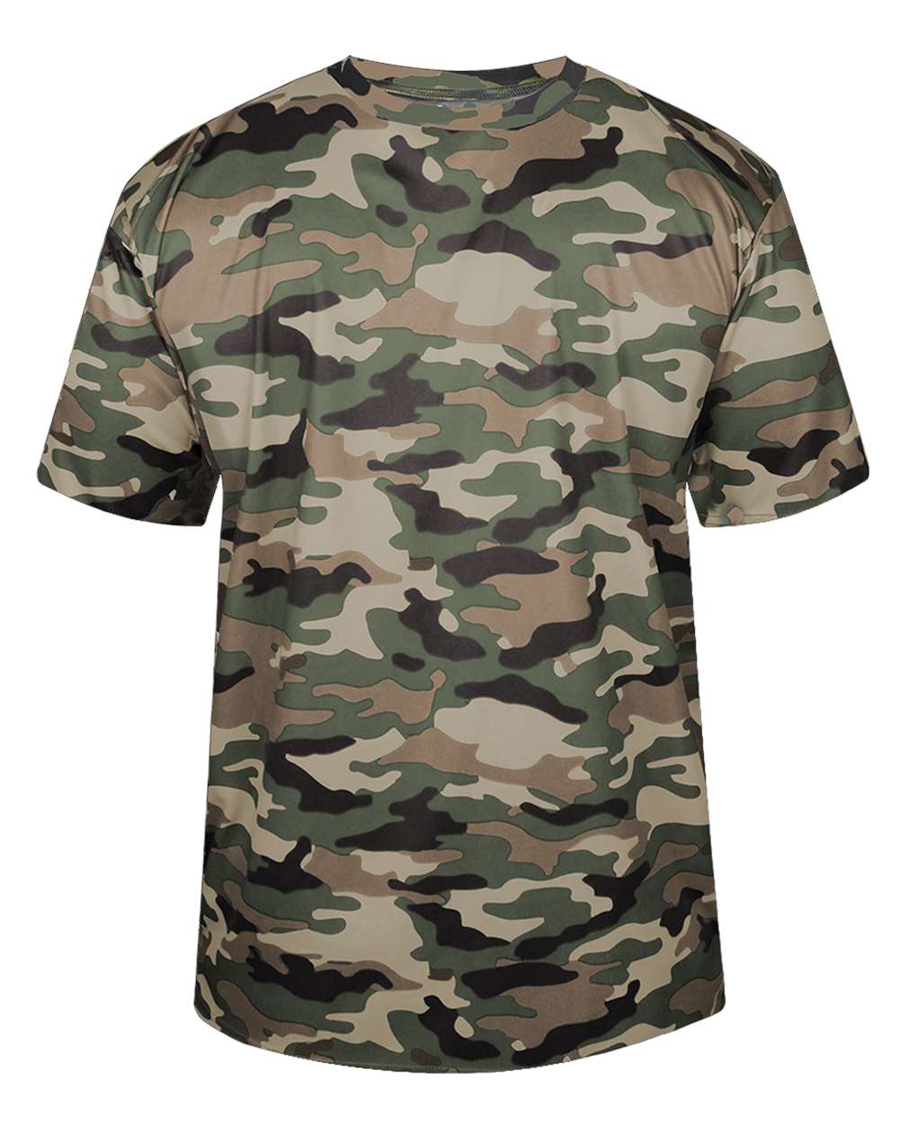 Badger Men's Camo T-Shirt. 4181 - OD Green
