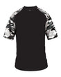 Badger Youth Camo Sport T-Shirt. 2141 - Black/ White Camo