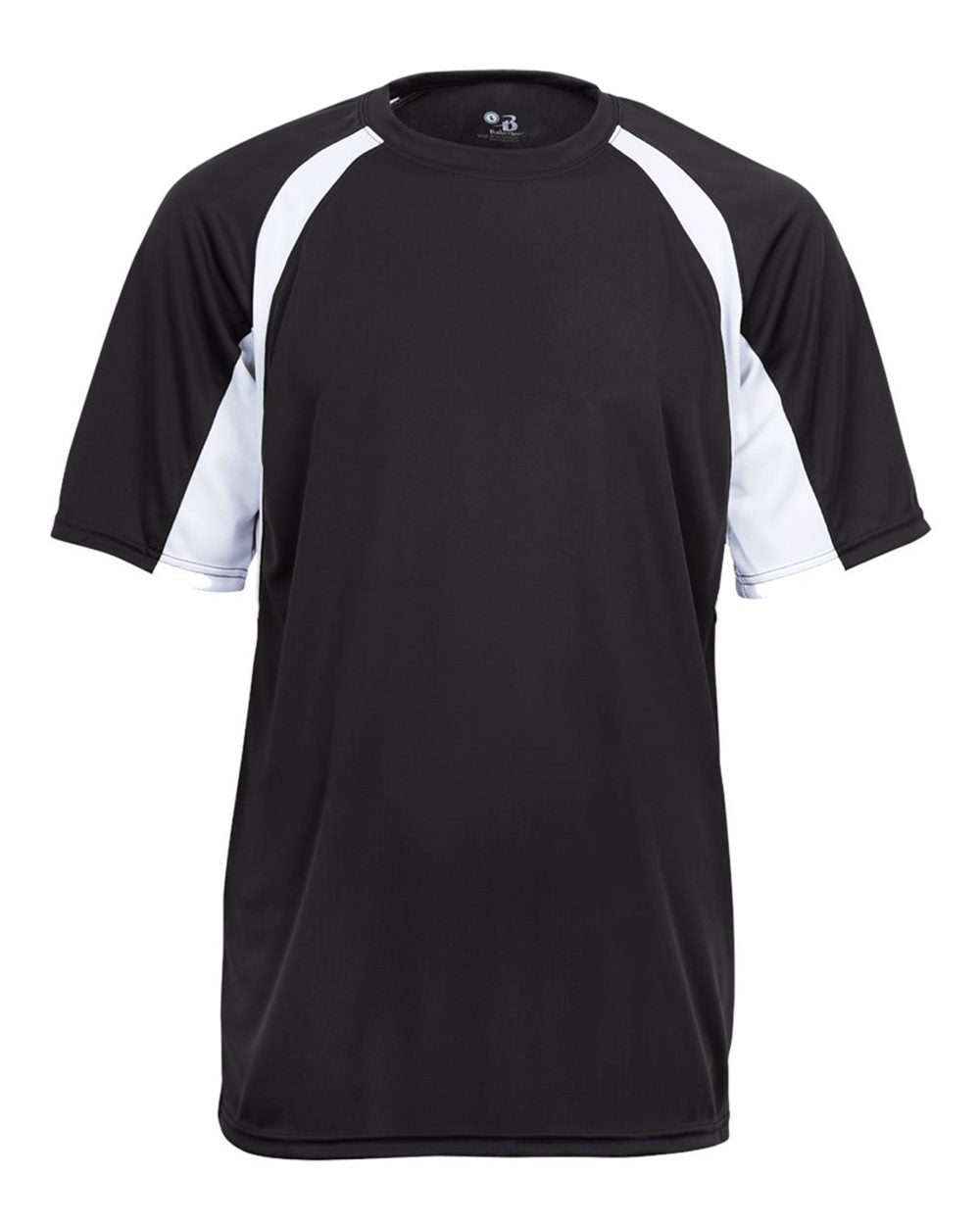 Badger Youth B-Core Hook T-Shirt. 2144 - Black/ White