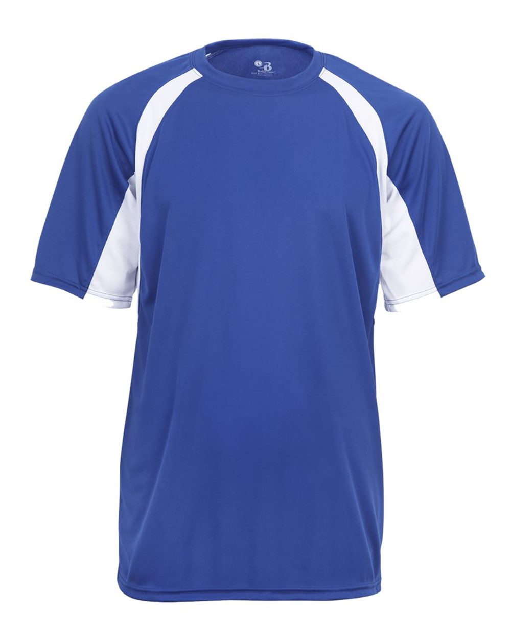 Badger Youth B-Core Hook T-Shirt. 2144 - Royal/ White