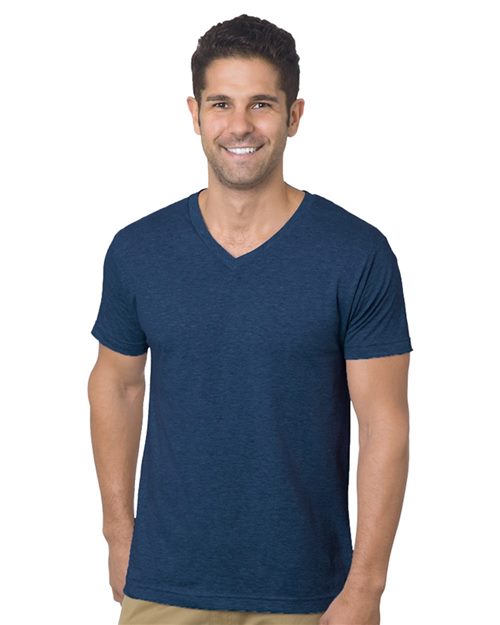 Bayside Unisex USA-Made V-Neck T-Shirt. 5025