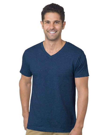 Bayside Unisex USA-Made V-Neck T-Shirt. 5025