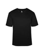 Badger Youth B-Core V-Neck T-Shirt. 2162 - Black