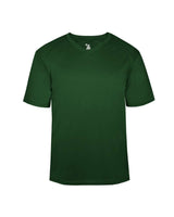 Badger Youth B-Core V-Neck T-Shirt. 2162 - Forest