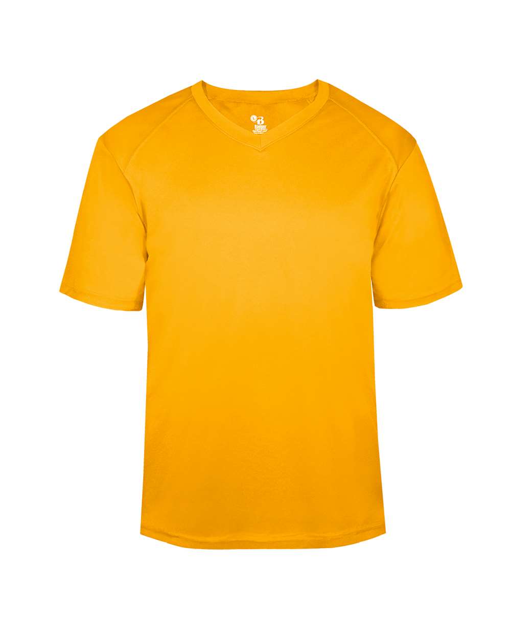 Badger Youth B-Core V-Neck T-Shirt. 2162 - Gold
